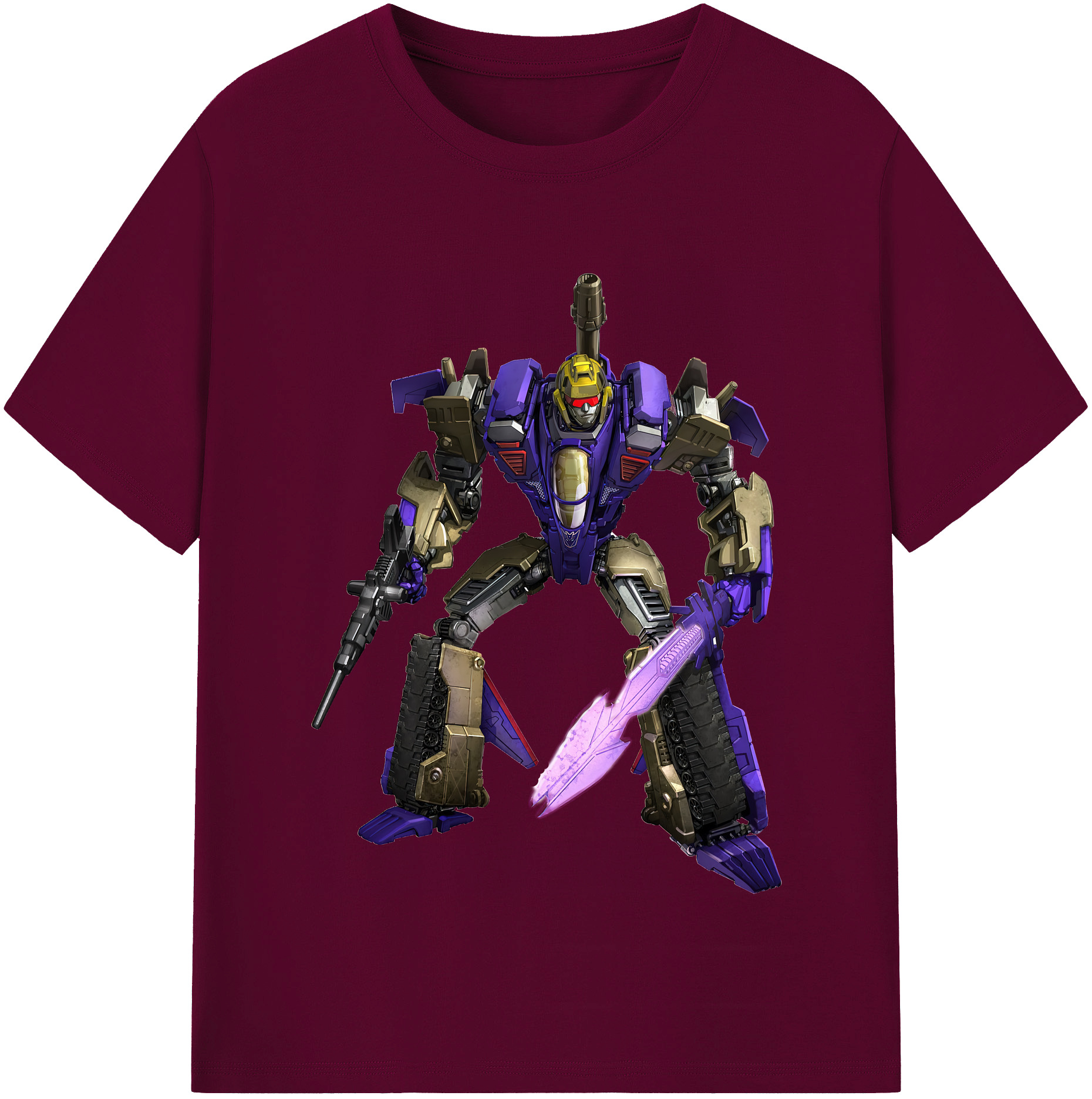 （画像用） Transformers トランスフォーマー レディースカジュアルプリントTシャツ（綿100％）